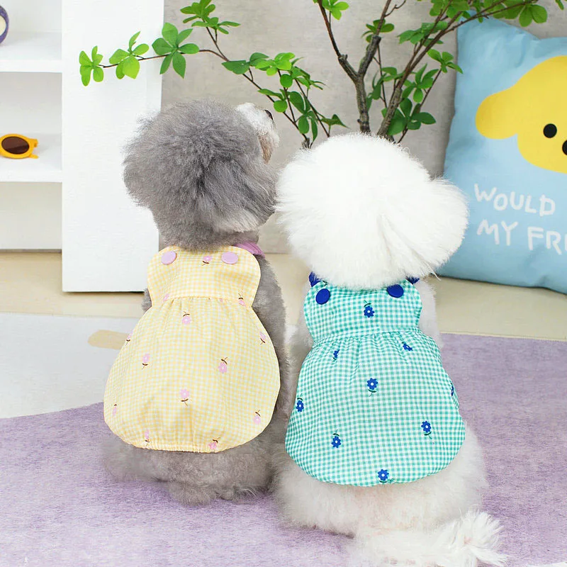 

Summer New Pet Slip Dress Suitable for Small Medium Sized Dog Leisure Lovely Dress Dog and Cat Clothing Supplies Pet Apparel