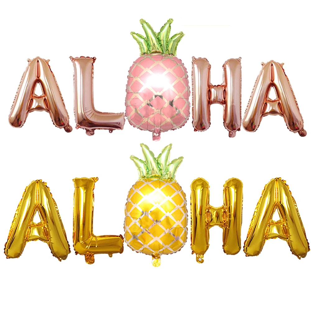

16-дюймовый воздушный шар из алюминиевой фольги с надписью ALOHA