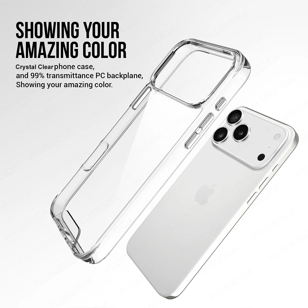 Original Beauty Transparent Acrylic Clear Phone Case Cover