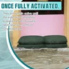 Water Activated Sandbags 5X Flood Barrier Bags Reusable Flood Dam Bags For Home Garage Door Basement Absorbent Sandless Sandbag 4