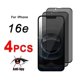 Ultra Privacy Anti - Spy Tempered Glass Screen Protector - 2 Glass (For iPhone 16)
