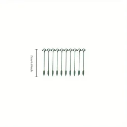 Set of 10 Durable Plant Support Racks (17cm-10pcs)