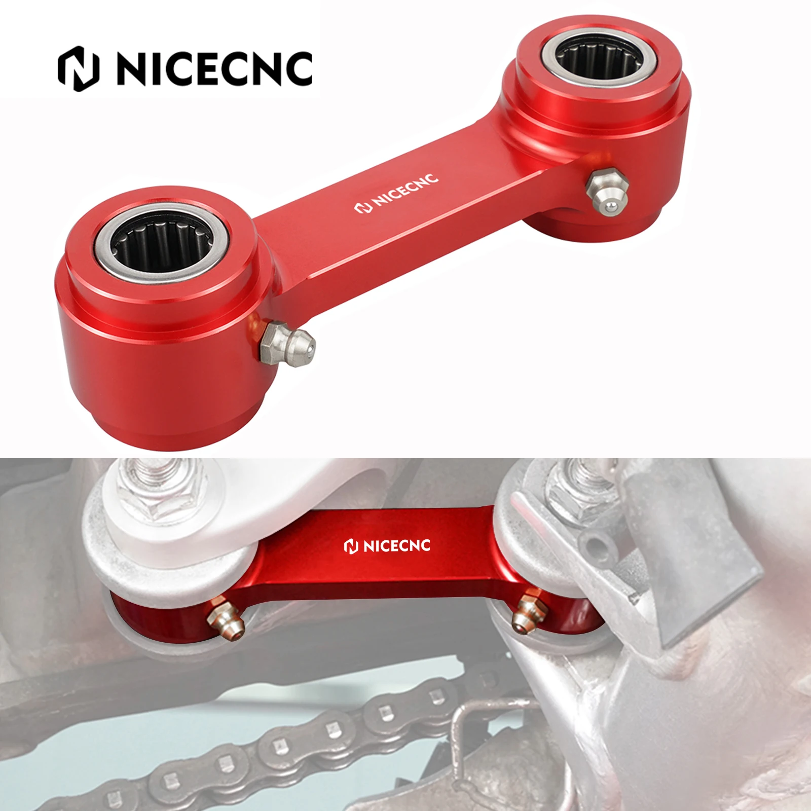 Aluminum Side Stand Pad For Honda XR650L (1993-2025) – Red Anodized Kickstand Foot Enlarger 2 thumbnail image