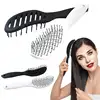 Salon Massager Comb Brush Detangling Drying Brush Anti Static Hollow Out Brush Scalp Massage Combs Styling Curly Hair Brush