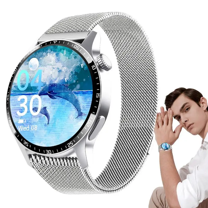 

158 Sport Modes 1.35-inch Hd Touch Screen Smart Watch Men Blood Pressure Waterproof Smartwatch Women Heart Rate Monitor Watch