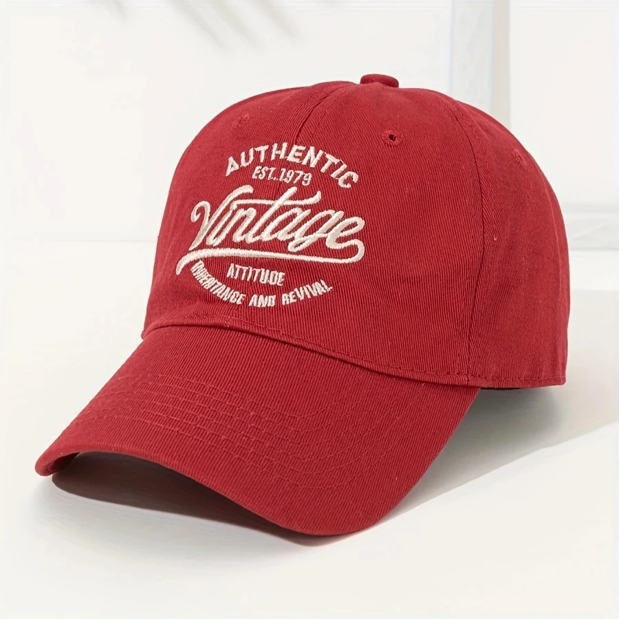 1 unisex embroidered letter baseball cap, casual cap, fashionable all men's and women's cap