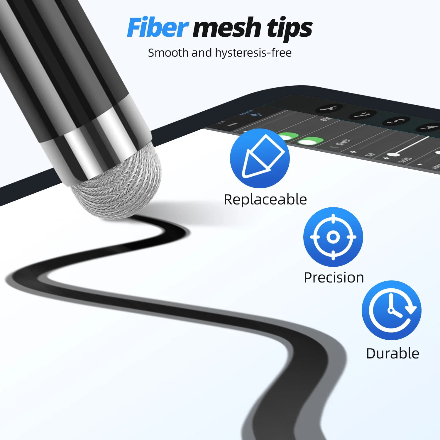 18.5CM Long Capacitive Touchscreen Stylus Pen