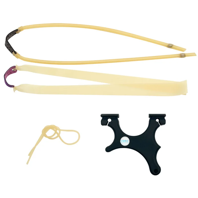 Powerful Catapult Slingshot Boy Game Outdoor Hunting Flat Leather Card Ball Rubber Band Archer Pocket Slingshot Games For Kids