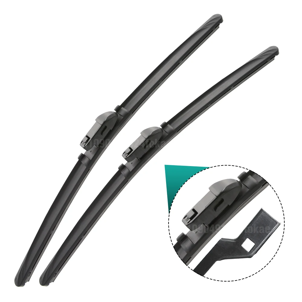 Silicone & rubber  Front Wiper Blades Set For Mazda 6 Mazda6 2018 - 2023 Windshield Windscreen Window Brush 24"+18" 2