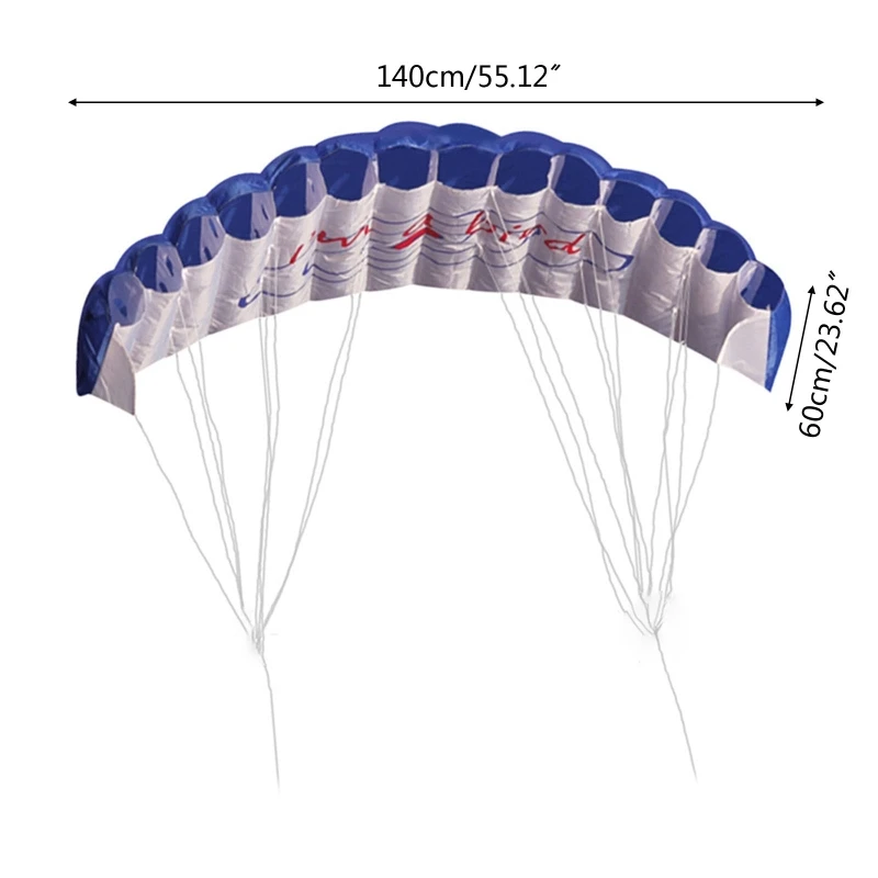 Soft Sport Kite Stunt Kite for Beach for Play Summer Vacation Outdoor Backyard Toy for w/ Dual Line 30m String Family 2