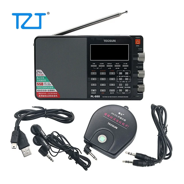 Tzt Tecsun Pl-880 Pll Multi Conversion Am/fm/lw/sw/longwave Shortwave With  Ssb Radio - Voice Recognition/control Modules - AliExpress