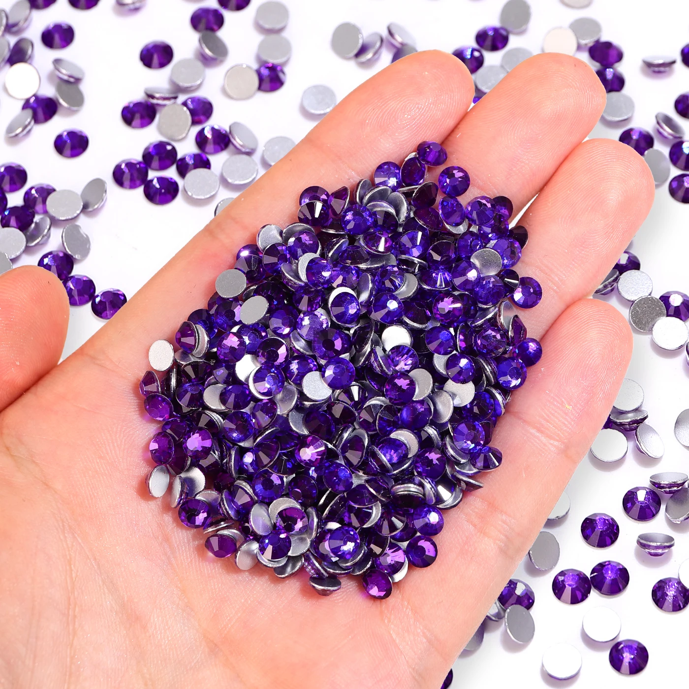 Neue Glas Flatback Strass nicht Hot Fix Strass Steine Steine Perlen Glas Schmuck Charme Nail Art Dekorationen Schmuck Zubehör – Detail 8