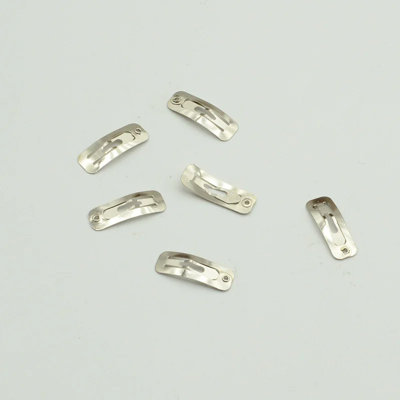 Darice Metal Hair Barrettes - Nickel/Silver Tone Auto-Clasp Clips In 40mm-70mm Sizes 7 thumbnail image