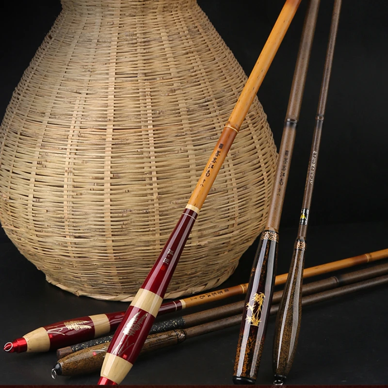 19/28/37 Tune Ultralight Fishing Rod Imitation Bamboo Hand Rod Crucian Carp  Hand Rod Super Hard Taiwan Fishing Rod Vara De Pesca