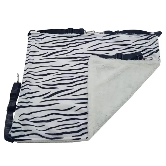 Pet winter cage hammock cat hammock double-sided available soft flannel fabric suitable for cats and rabbits 5