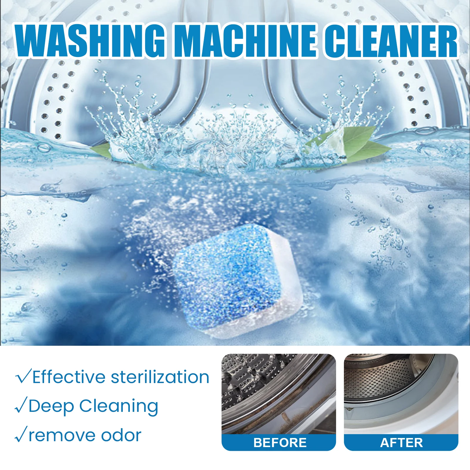 Washing Machine Cleaning Tablets for Deep Cleaning