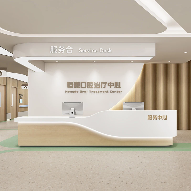 Negozio Stand Banco Reception Banco Check Out Barbiere Reception Registro Reception Salone Bancone Reception Mobili Bar