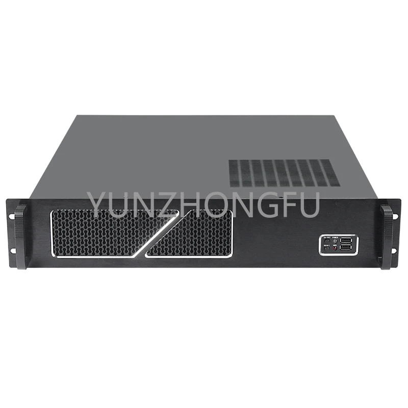 

Rack Pc Chassis 2u Short Rackmount Chassis with 3 Internal 3.5" HDD GPU Server Case DIY New Design Chassis