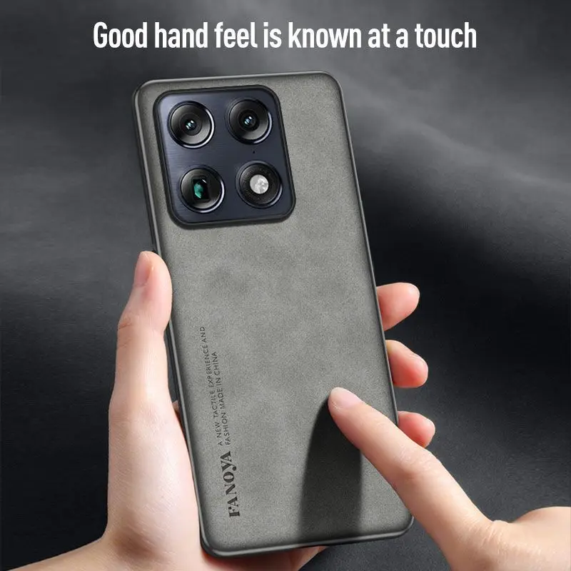 Premium Sheepskin PU Leather Full Camera Protector Case with TPU Anti-Drop Cover