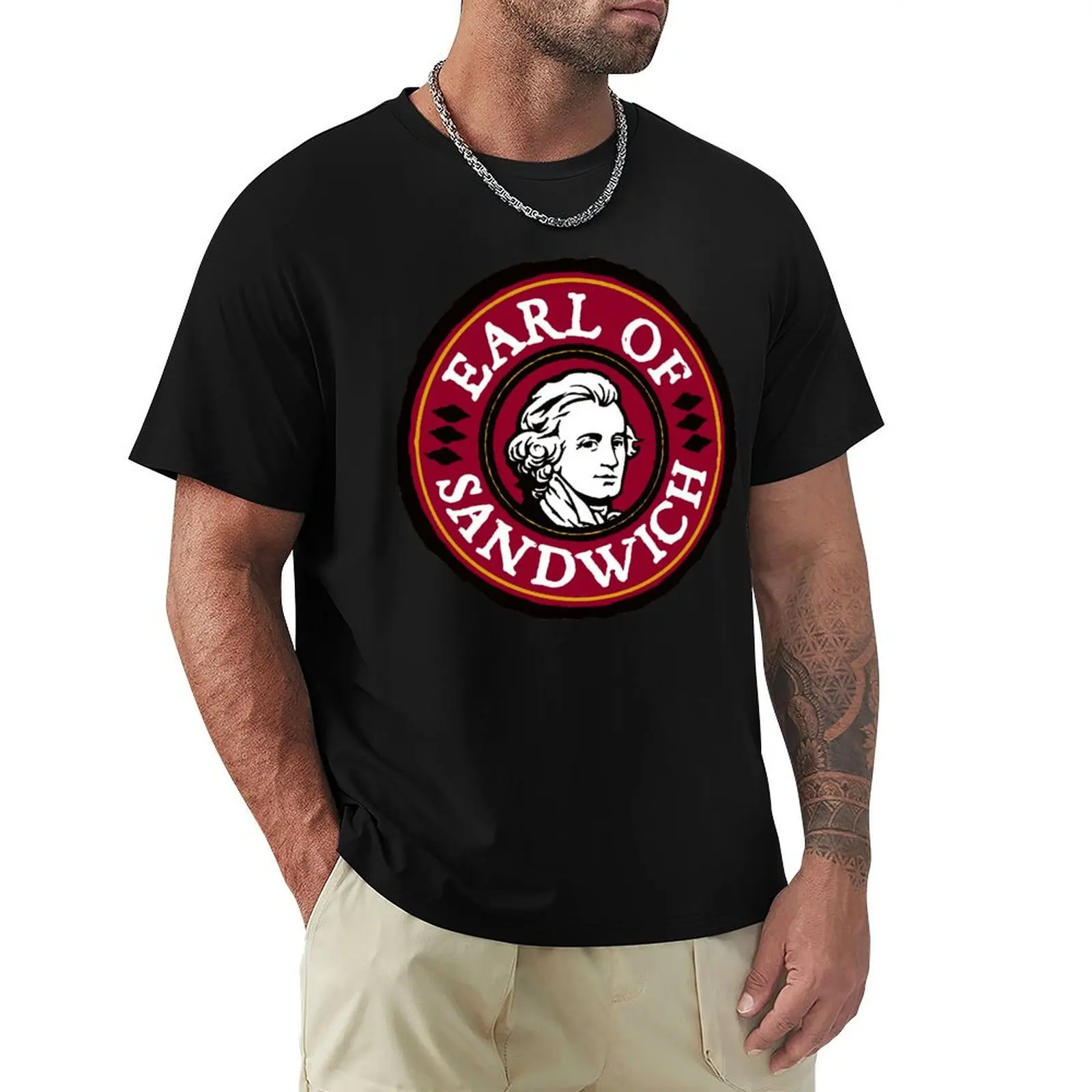 

Earl of Sandwich (restaurant) logo T-Shirt sweat blanks t shirts men