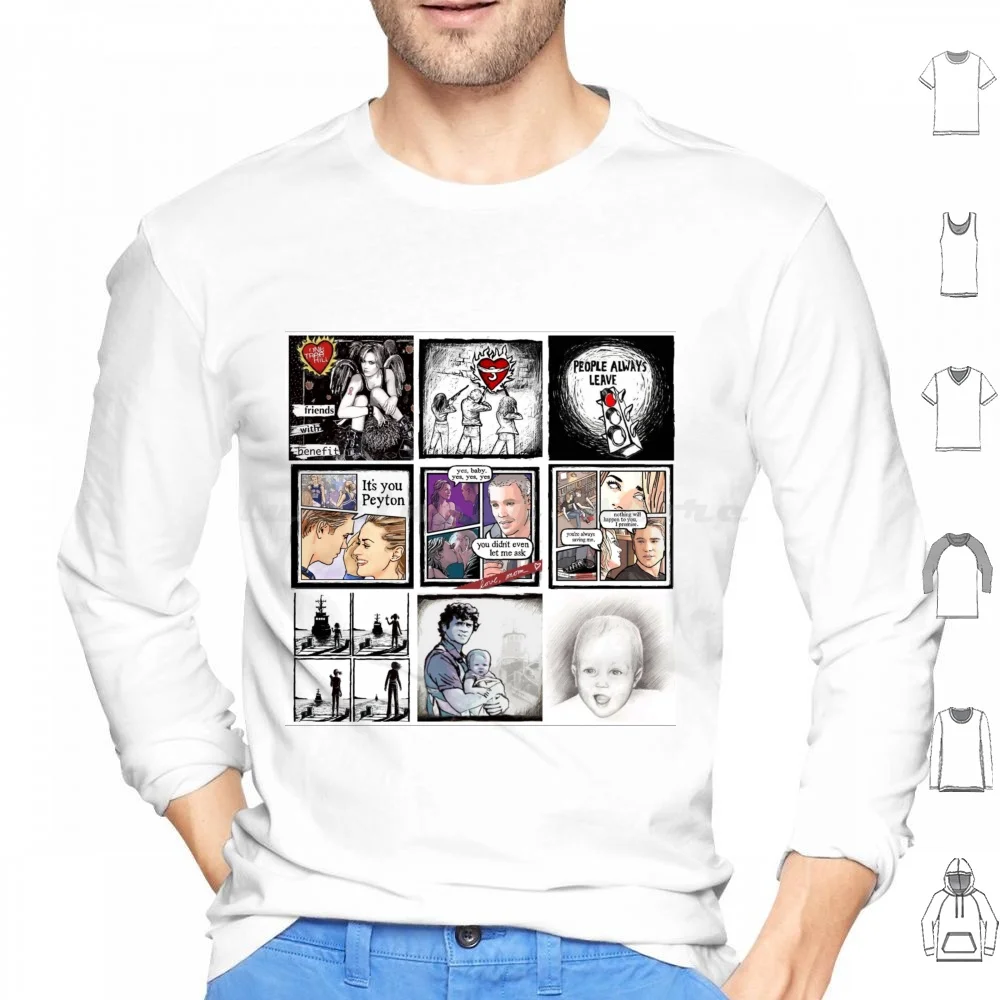 Peytons Felpe Con Cappuccio Manica Lunga One Tree Hill Oth Naley Natia Haley James Natan E Haley Lucas Toshia Sawers