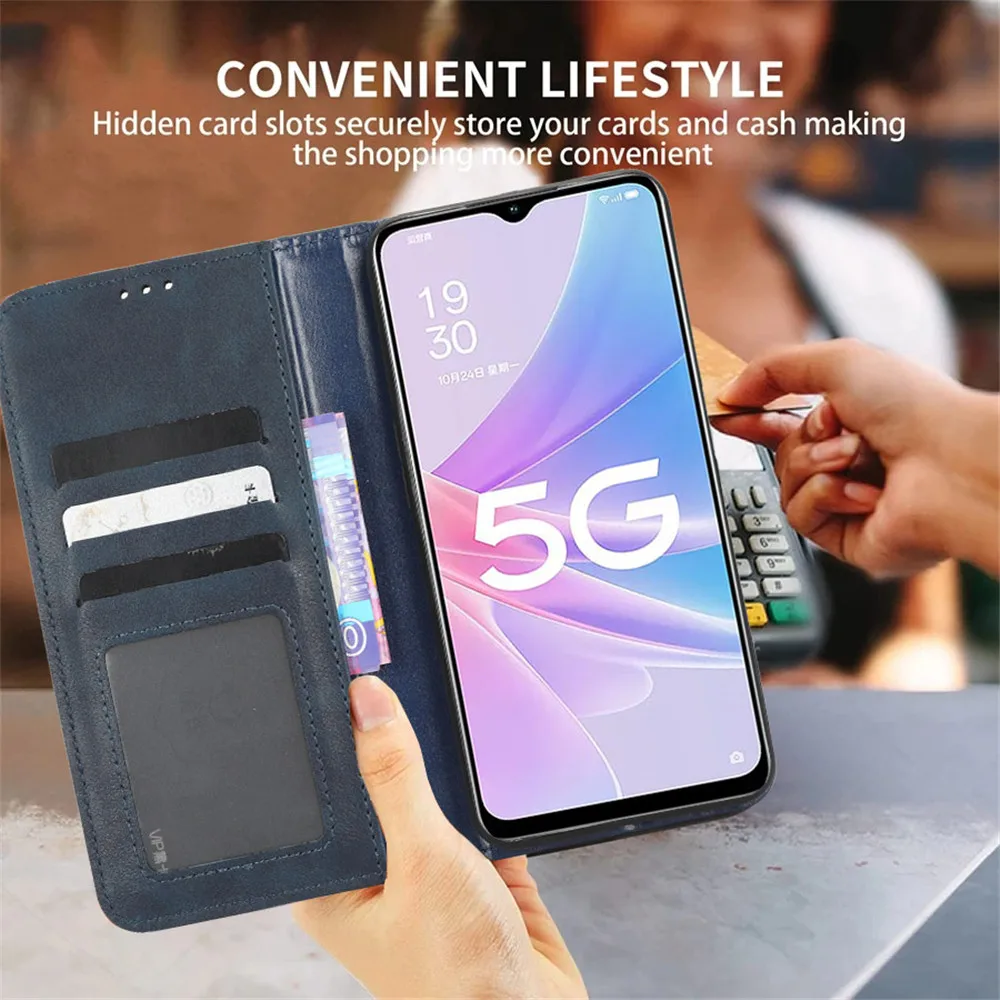 Elegant PU Leather Wallet Phone Case - Premium Anti-Fall Coque