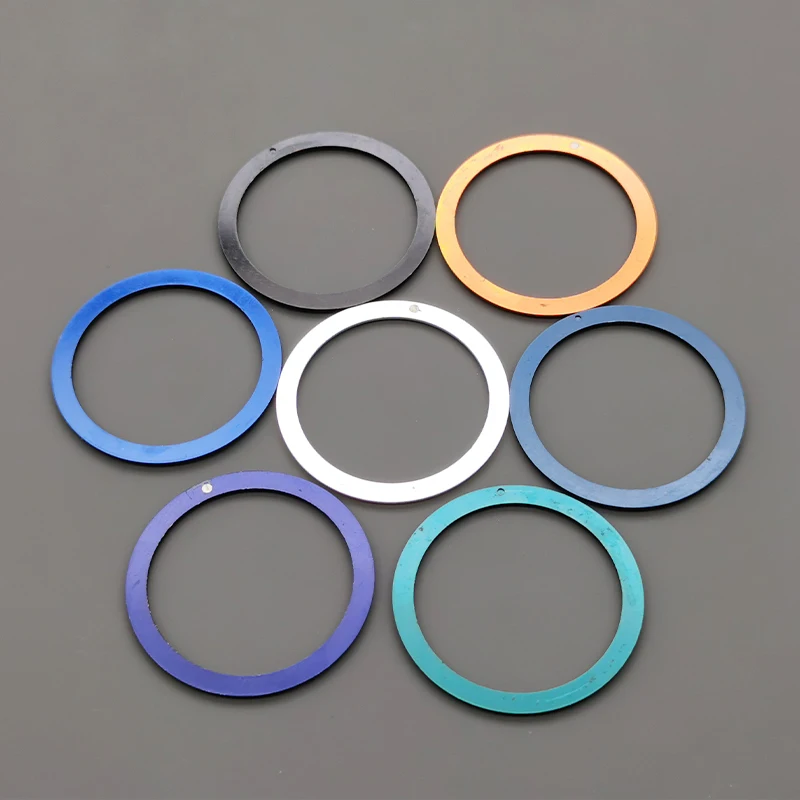 Flat Resin Aluminium Watch Bezel Insert