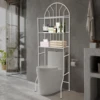 Sturdy Over-the-toilet Storage Rack, 3 Open Platforms, Iron Frame, 55.11 Lbs Weight Capacity, Perfect for Organizing Bathroom It 1