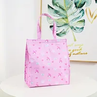 Adorable Sanrio Lunch Bag For Kids, Foldable And Insulated Lunch Bag With Kuromi And Cinnamoroll Design, And Spacious Handbag 6
