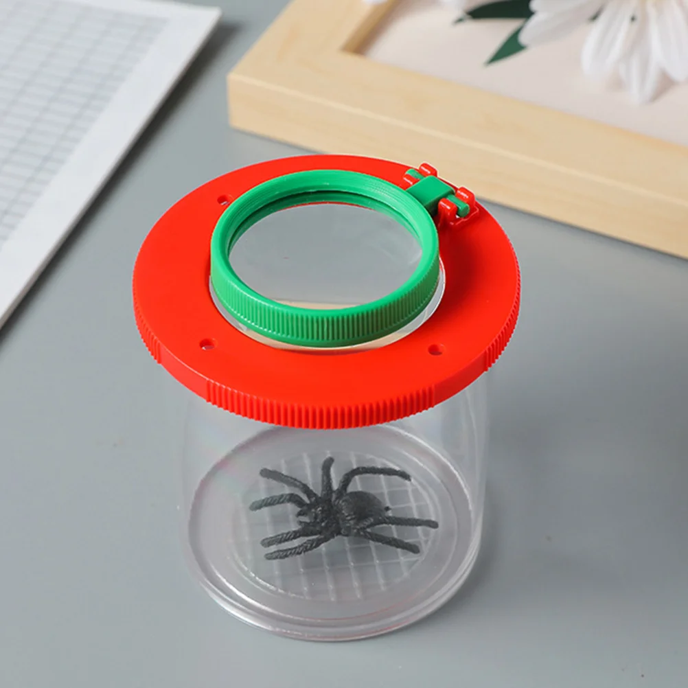 2 Pcs Insect Observation Cup Bug Viewer Suite Science Exploration Magnifier Jar Abs Container Kids Students Child 2