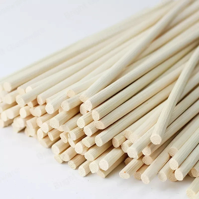 

500PCS 3MM x 40/30/25/22/20CM Natural Reed Fragrance Aroma Oil Diffuser Rattan Sticks, Perfume volatile Rods For Home Decor