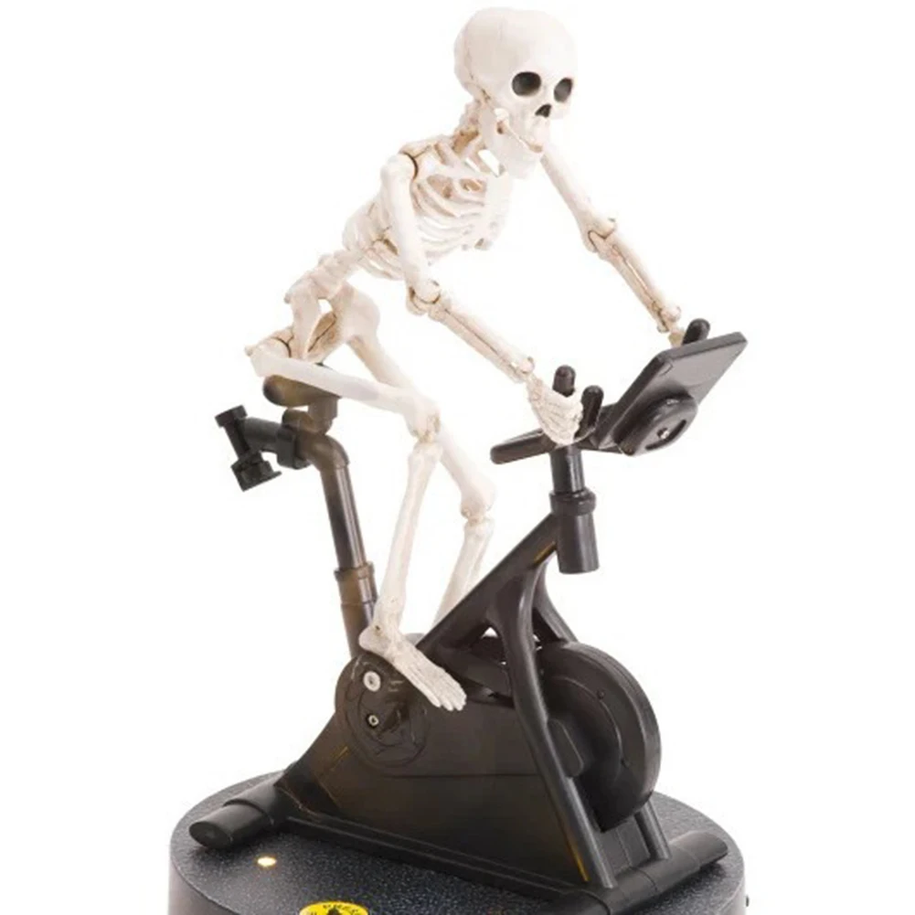 Resin Skeleton Riding Bike Halloween Skeleton Decor Skeletons Statue Halloween Decorations