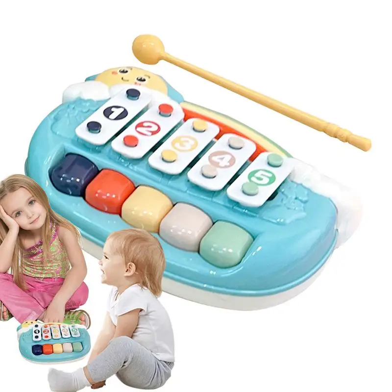 

Percussion 5 Note Colorful Xylophone Instrument For Children Early Wisdom Development Education Toys for Home, Kindergarten