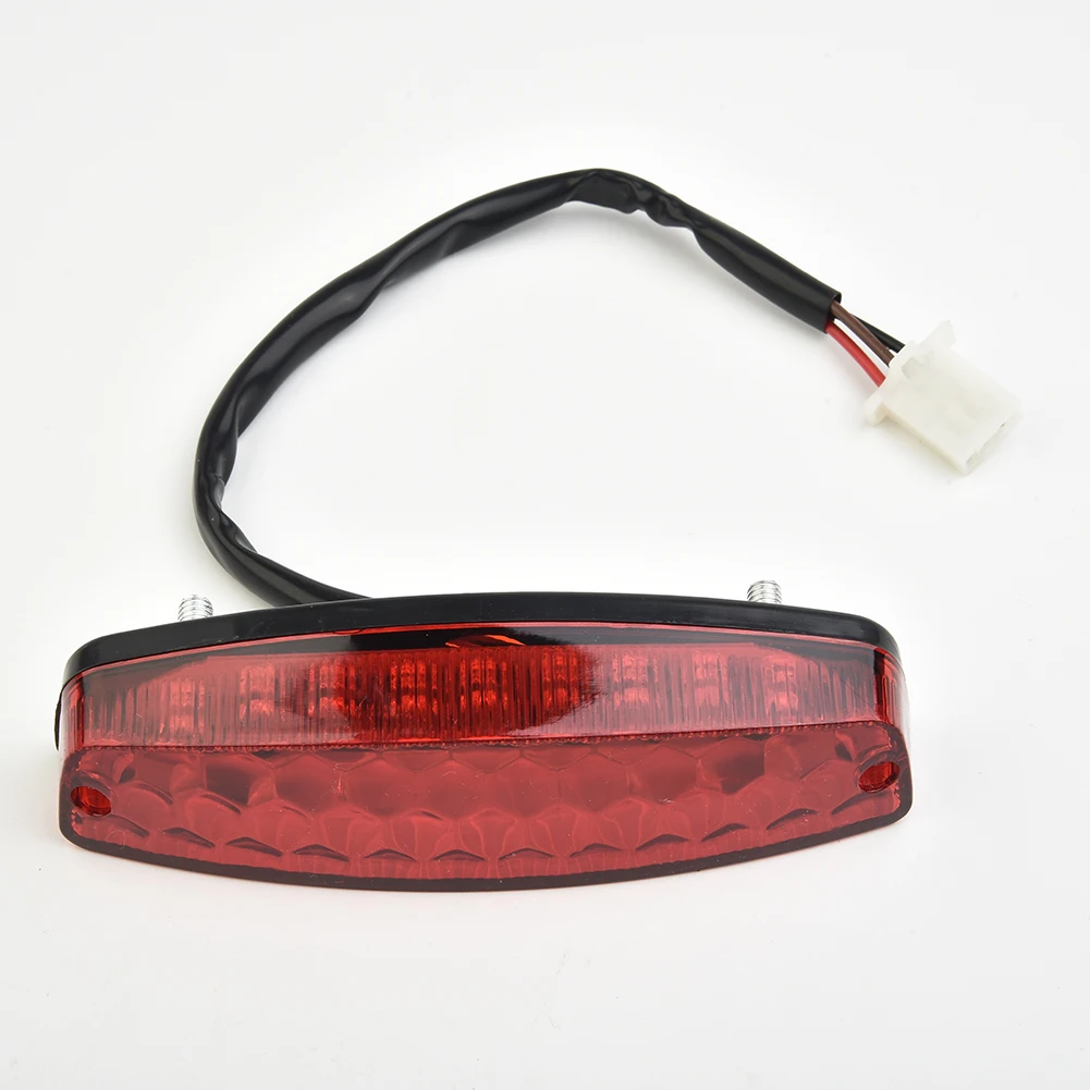 

Durable New Practical Useful Brake Light License Lamp Red Replacement Taillight 3 Wire For ATV Off-road Motorcycle