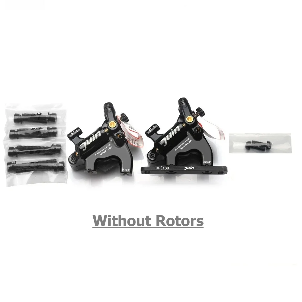 パーツ Juin TECH F-1 Disc Brake Juin Tech F1 Hydraulic Flat Mount Road CX Disc Brake Set 160mm With