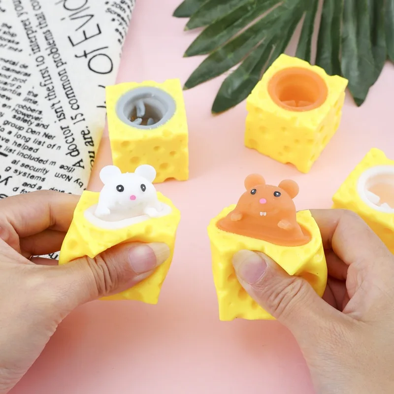 New Squishy Kawaii Animal Cute Mochi Squishies Slow Rising Stress Relief Squeeze Fidget Toys Squeezing Gaze Explosive Eyes 3