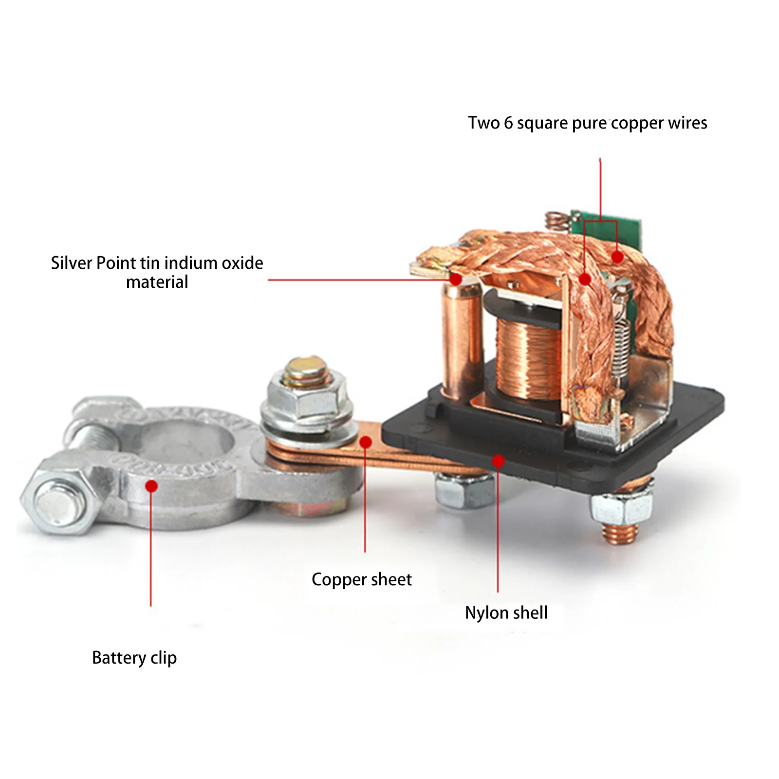 Circuito inteligente de corte de batería de coche, sistema de interruptor  de desconexión, relé de arranque de alta corriente, control remoto  inalámbrico, 12V, 200A - AliExpress