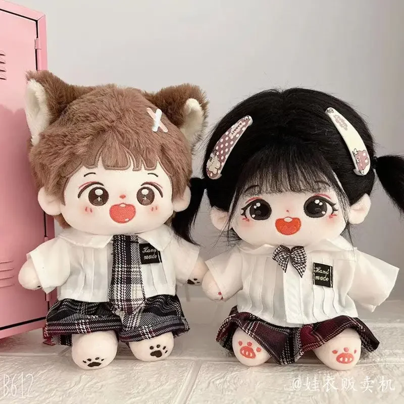 10cm and 20cm baby clothes, cotton dolls, innocent guardianship of couples, college uniform set, no attributes 4