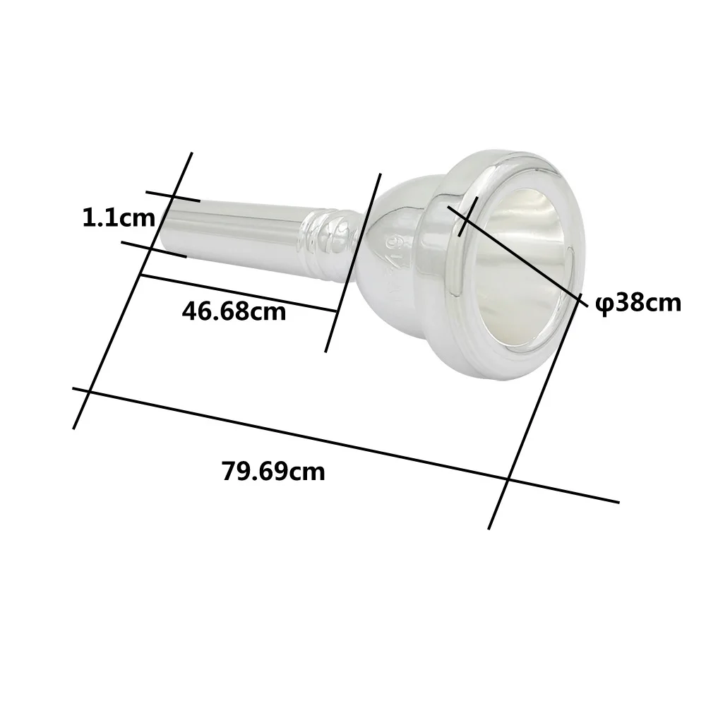 Trombone Bb Professionale In Ottone - Strumento A Fiato Con Bocchino, Oro, Per Studenti E Principianti - Foto 10