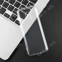 Premium Anti-Slip Soft Silicone TPU Shockproof Back Cover for Qin F21 Pro Plus (Clear)