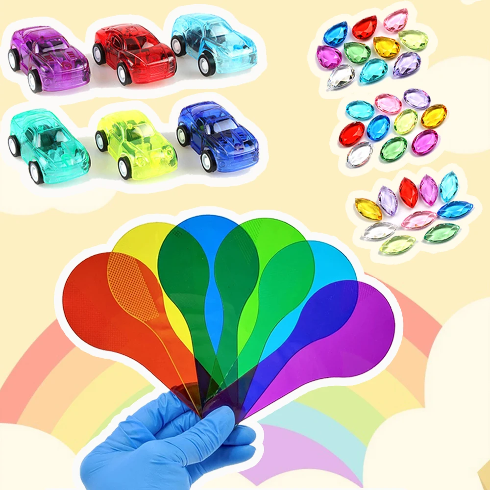 

Настольные игрушки Монтессори, светлые цветные игрушки Монтессори, сенсорные игрушки, 2 года работы, настольные аксессуары, Игрушки для раннего обучения