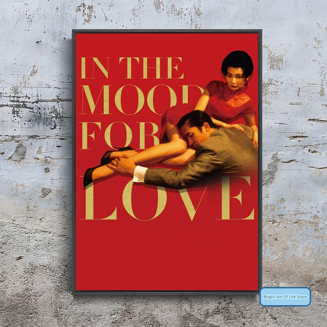 

In the Mood for Love (2000) Movie Poster Cover Art Photo Print Apartment Home Decor Wall Painting (Unframed)