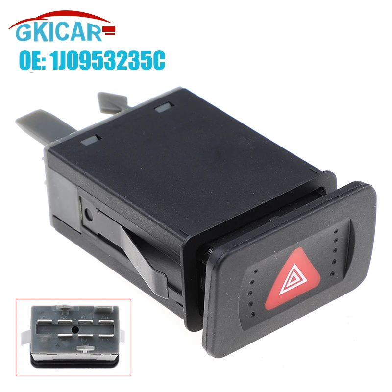

Переключатель аварийного сигнала 1J0953235C, 7 контактов, J0953235J 1J0953235E для VW Golf Jetta MK4 Bora 1998-2006