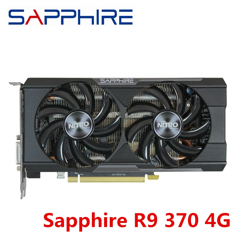 video card for gaming pc SAPPHIRE R9 370 4GB Video Cards GPU AMD Radeon R7 370X R9370 R7 370X Graphics Cards Screen Video Game Desktop PC Computer Map best graphics card for gaming pc Graphics Cards