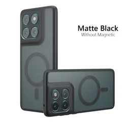 Cover posteriore opaco shockproof per carica wireless magnetica MagSafe