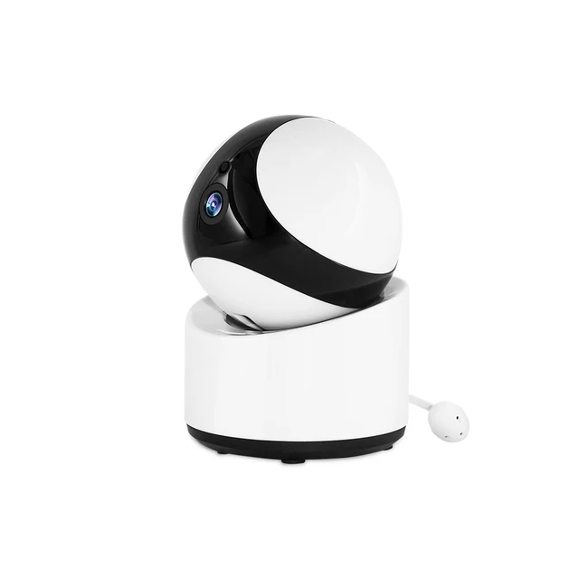 5Inch LCD Display 360Degree PTZ 4X Zoom Digital Baby Monitor 120Degree Wide Angle Nanny Camera Temperature Display Babysitter 2
