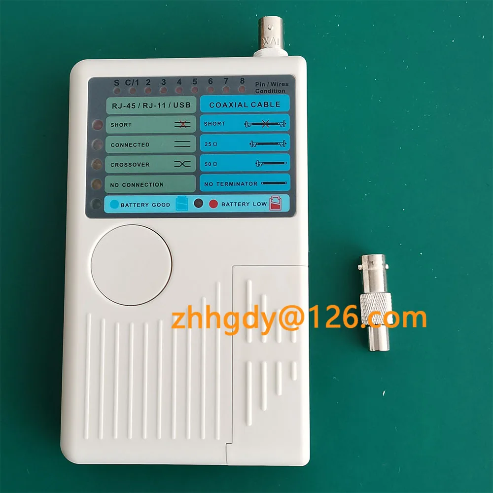 Multi-function Tester Remote RJ11 RJ45 USB BNC LAN Network Cable Tester For UTP STP LAN Cables Tracker Detector Top Quality Tool dory ammonia gas detector supplier multi no2 nitrogen oxides clo2 h2 so2 gas concentration detector