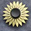 Metal Fidget Gyro Toy Brass Color Zinc Alloy Metal Hand Spinner Dice Exterior Smooth Spiner Gyro Toy Kid ADHD Anxiety 4