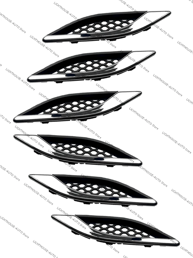 Front Side Grille Air Intake Fender Vents Grill For Maserati Ghibli 2014-car exterior accessories car grill mesh grille braces