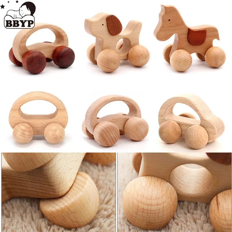 

New Montessori Educational Wooden toy 3D Puzzle Wooden Animal Sensory Spinning Top Training Early Intellectual Learning Toy